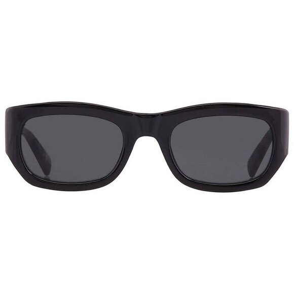 New Authentic Saint Laurent Dark Grey Rectangular Ladies Sunglasses SL 713 001 5 - Picture 1 of 6